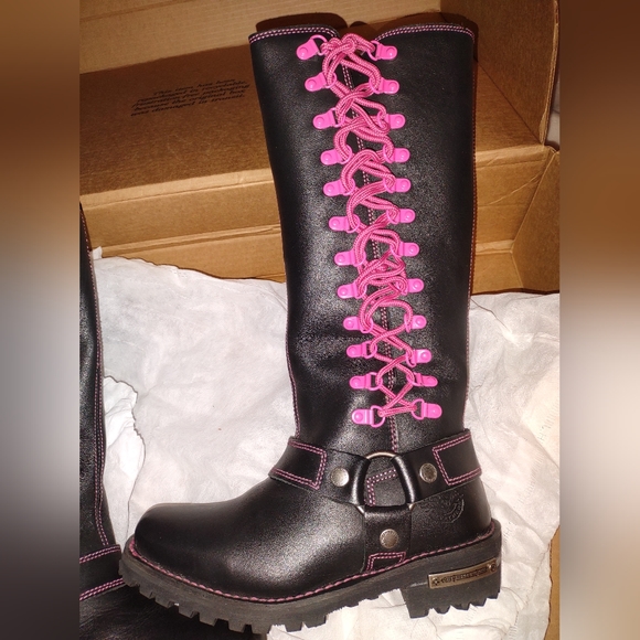 Milwaukee Motorcycle Style Knee High Boots - Brand New in Box - Picture 2 of 15